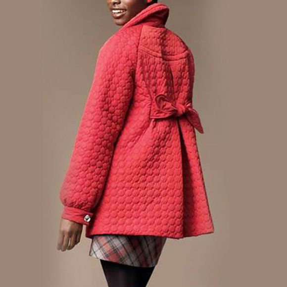 quilted swing coat